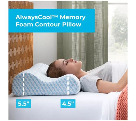 Linenspa Gel Memory Foam Contour Pillow